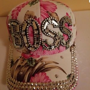 Boss Rhinestone Bling hat